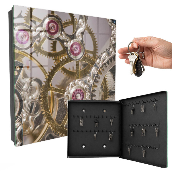 Caja para llaves de diseño con elegancia mecánica