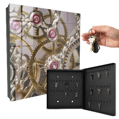 Caja para llaves de diseño con elegancia mecánica