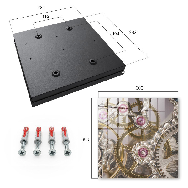 Caja para llaves de diseño con elegancia mecánica