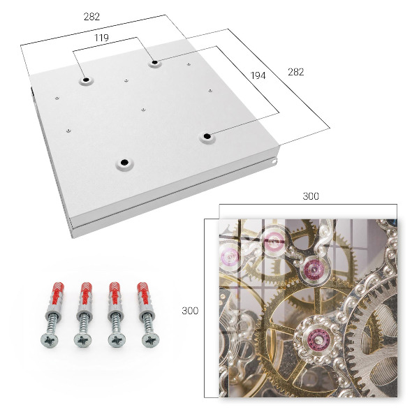 Caja para llaves de diseño con elegancia mecánica