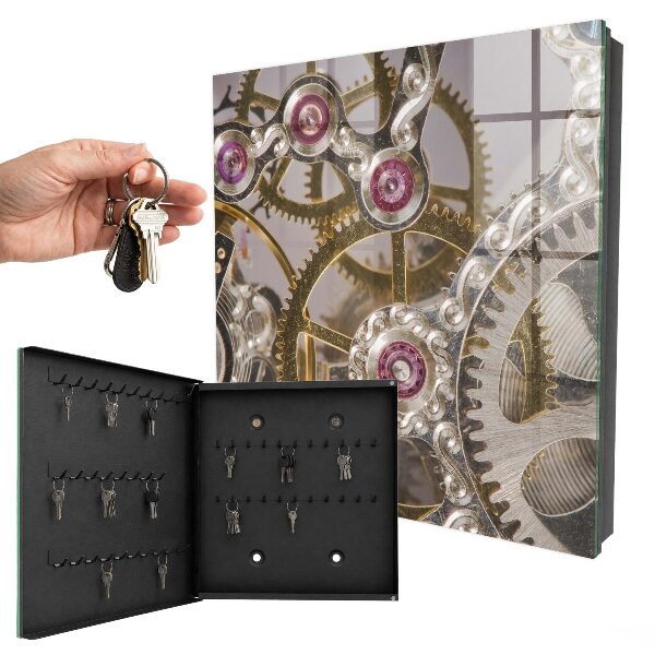 Caja para llaves de diseño con elegancia mecánica