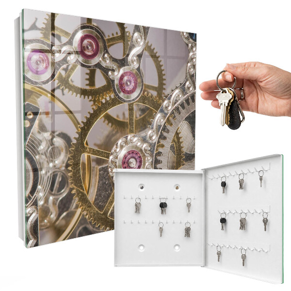 Caja para llaves de diseño con elegancia mecánica