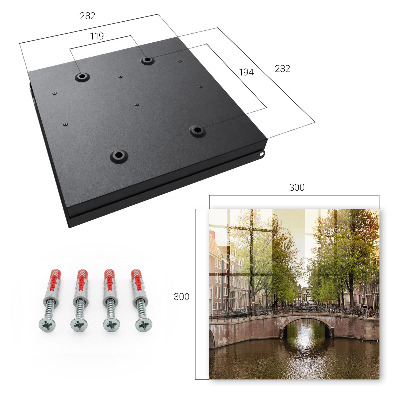 Caja para llaves modelo canal de la ciudad