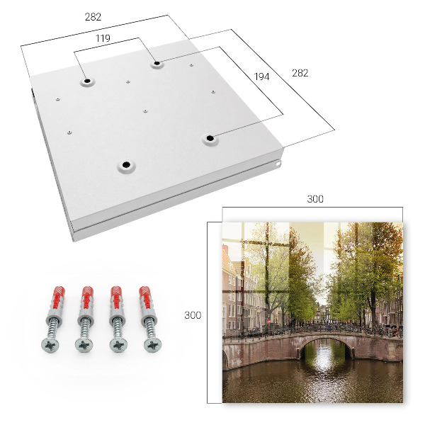 Caja para llaves modelo canal de la ciudad