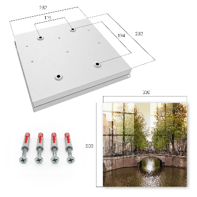 Caja para llaves modelo canal de la ciudad