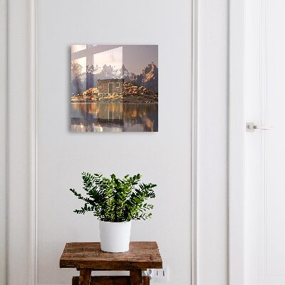 Caja para llaves diseño paz en las montañas