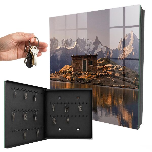 Caja para llaves diseño paz en las montañas