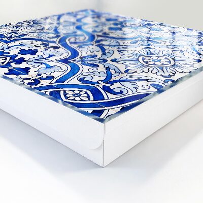 Caja para llaves con diseño de azulejos decorativos