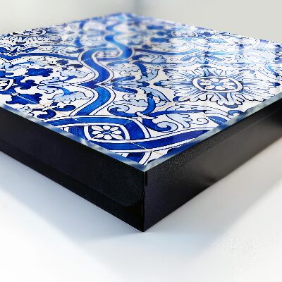 Caja para llaves con diseño de azulejos decorativos