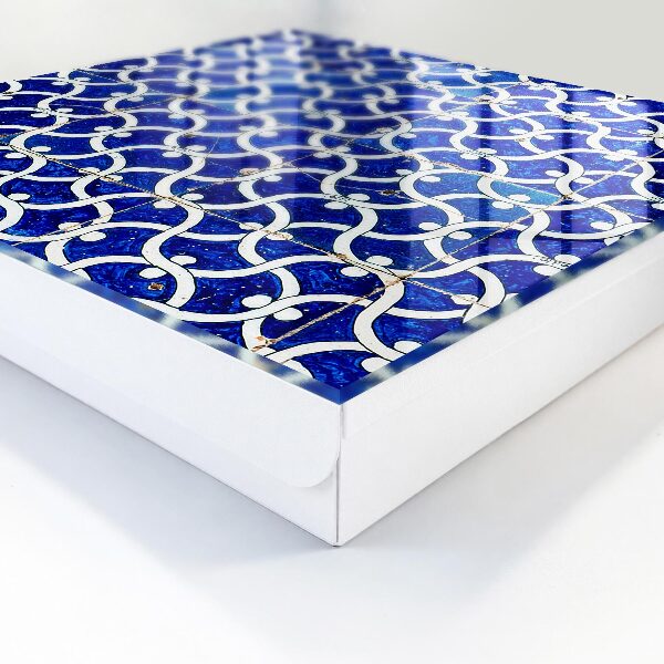 Armario para llaves con diseño de azulejos geométricos