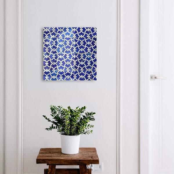 Armario para llaves con diseño de azulejos geométricos