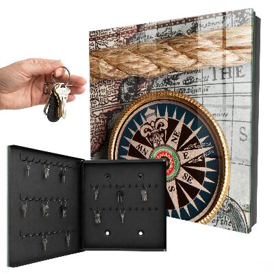 Caja para llaves diseño mapa vial