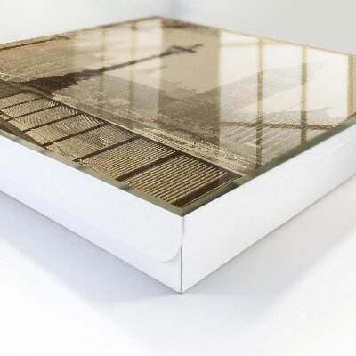 Caja para llaves con diseño de Londres con niebla