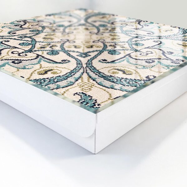 Caja para llaves de color turquesa