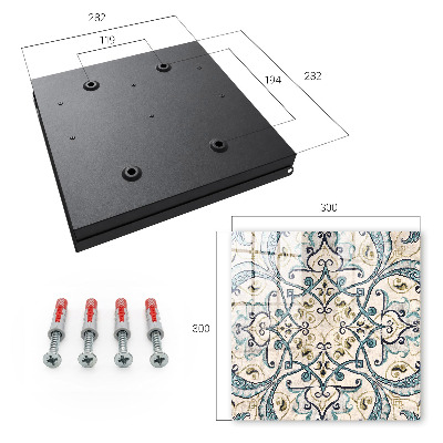 Caja para llaves de color turquesa