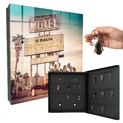 Armario para llaves estilo motel retro