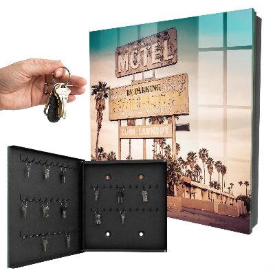 Armario para llaves estilo motel retro