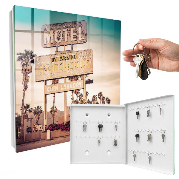 Armario para llaves estilo motel retro