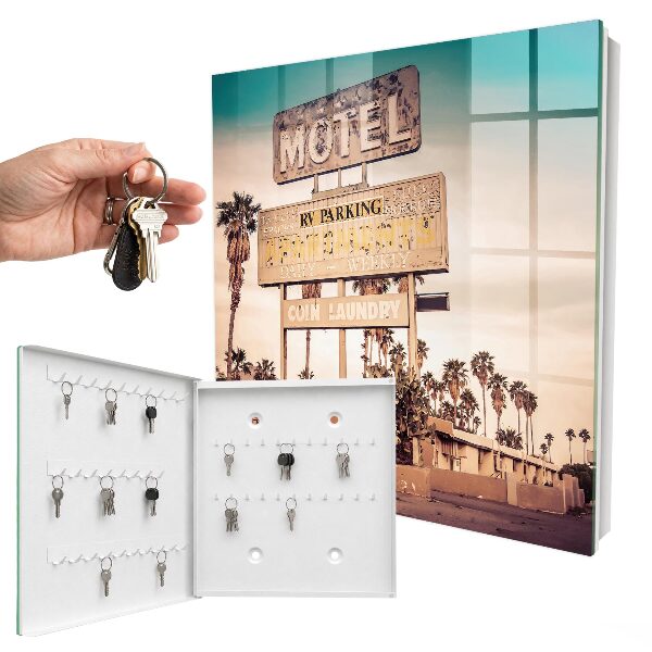 Armario para llaves estilo motel retro
