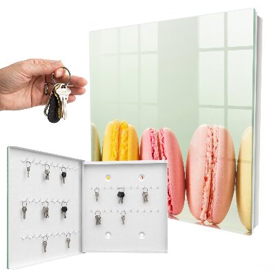 Caja para llaves con diseño de dulces coloridos