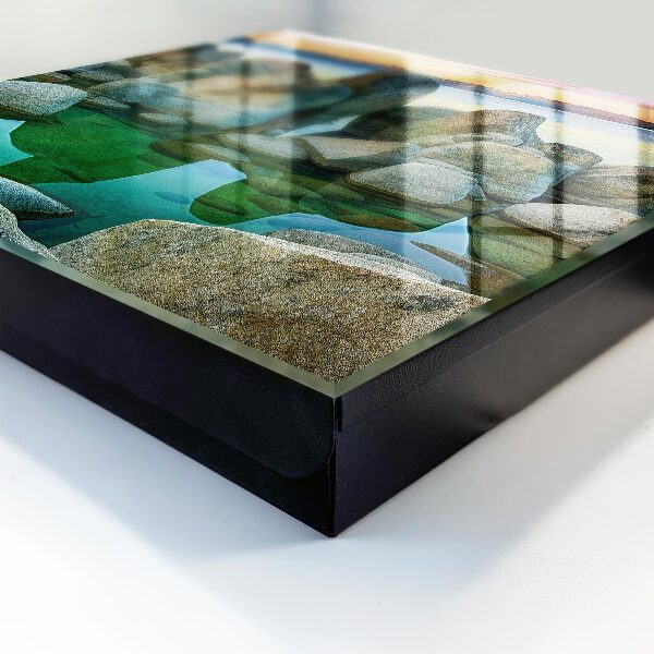 Caja para llaves diseño de paz en las montañas