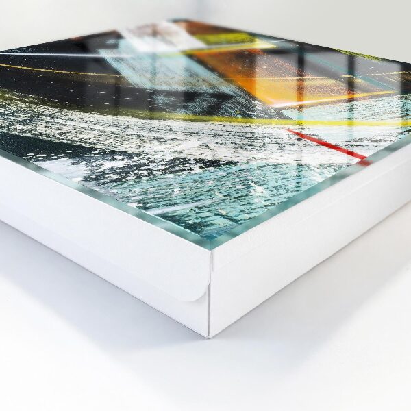 Caja para llaves diseño de torbellino de colores