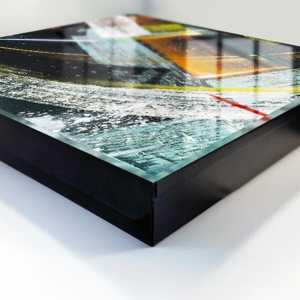 Caja para llaves diseño de torbellino de colores