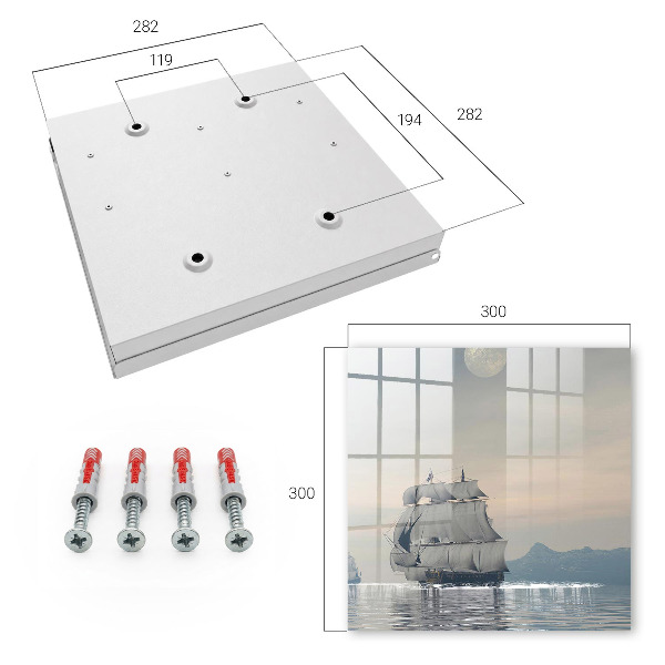 Caja para llaves diseño de viaje por mar