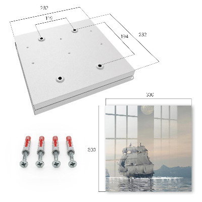 Caja para llaves diseño de viaje por mar