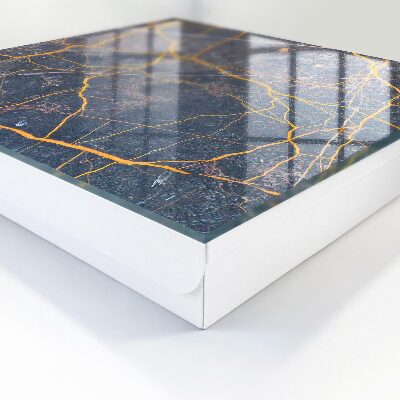 Caja para llaves con diseño de líneas decorativas
