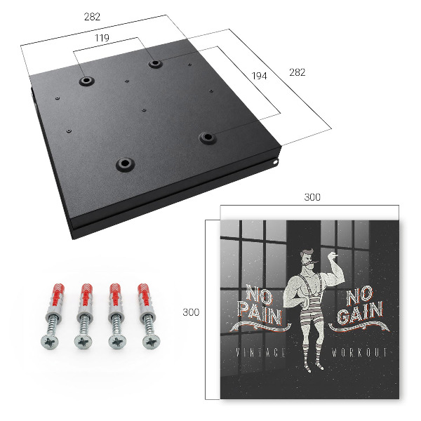 Armario para llaves estilo retro Strongman
