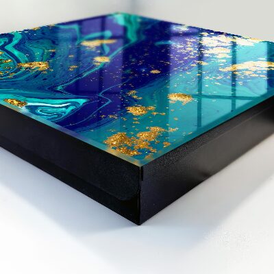 Armario para llaves con diseño de abstracción de colores