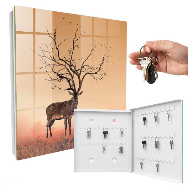 Caja para llaves diseño de ciervo mágico