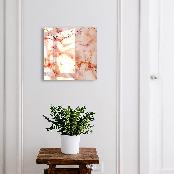Armario para llaves de pared con diseño de patrón marmolado