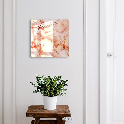 Armario para llaves de pared con diseño de patrón marmolado