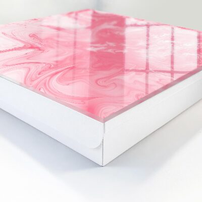Armario para colgar llaves de color espuma rosa