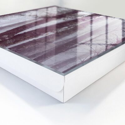Caja para llaves diseño de bosque brumoso