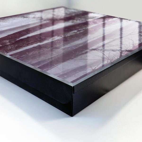 Caja para llaves diseño de bosque brumoso