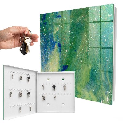Armario para llaves con diseño de naturaleza abstracta