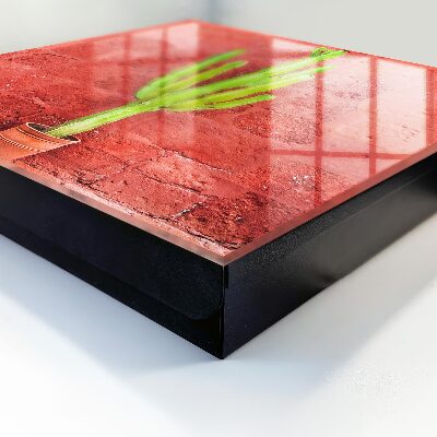 Caja para llaves diseño de cactus verde