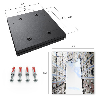 Caja para llaves de diseño en arquitectura moderna