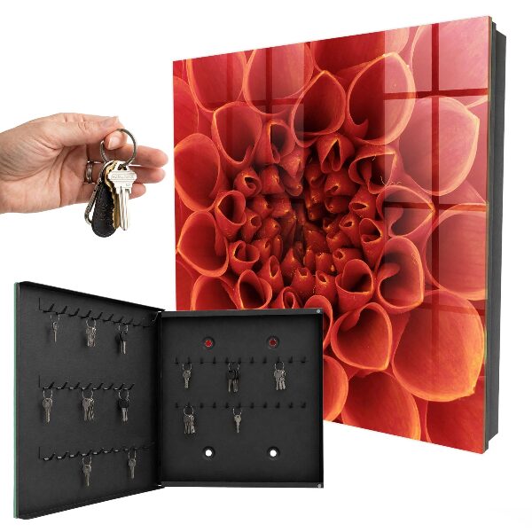 Caja para llaves con estampado floral