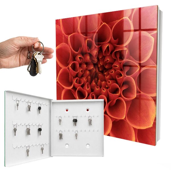 Caja para llaves con estampado floral