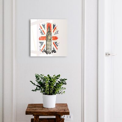 Armario para llaves con diseño de símbolo británico