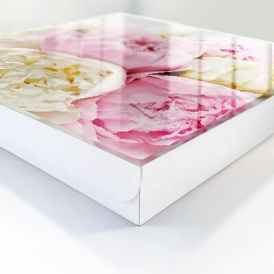 Armario para llaves con diseño de flores en tonos pastel