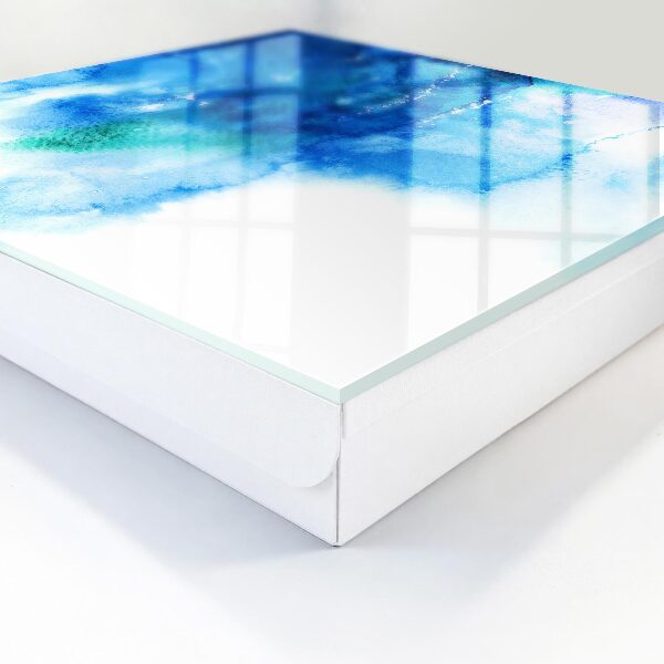 Caja para llaves diseño de olas azules
