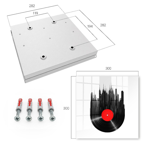 Armario para llaves diseño música de la ciudad