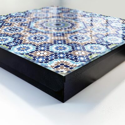 Caja para llaves con diseño de mosaico oriental