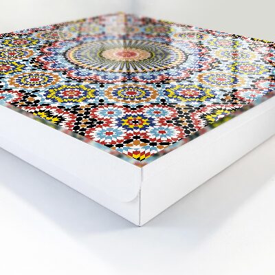Armario para llaves con diseño de patrón de mosaico