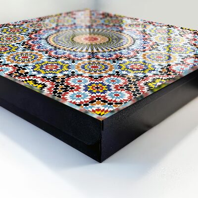 Armario para llaves con diseño de patrón de mosaico